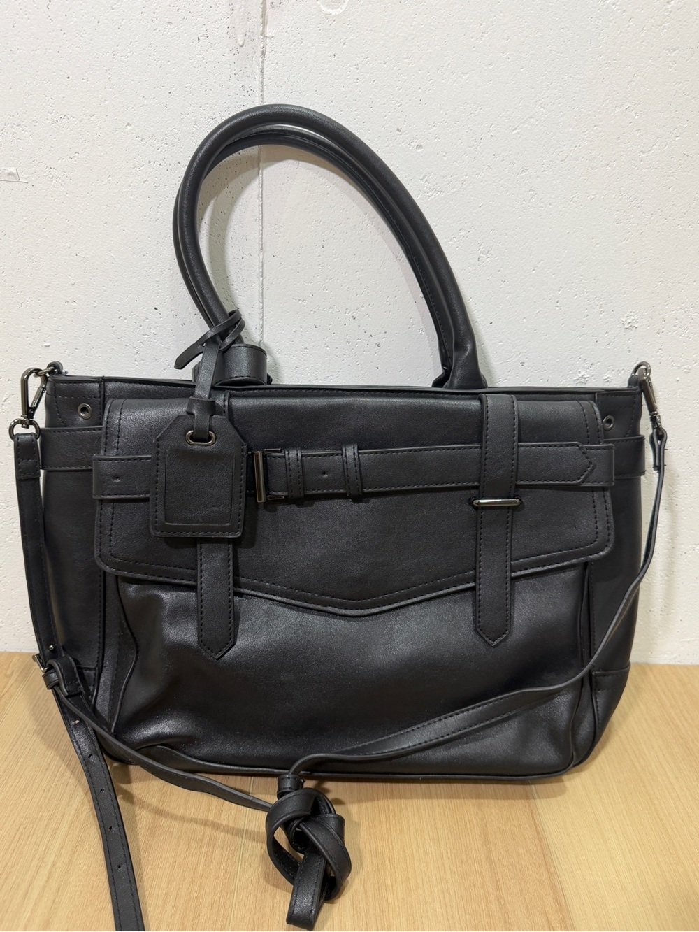 REED Faux Leather Boxer Bag